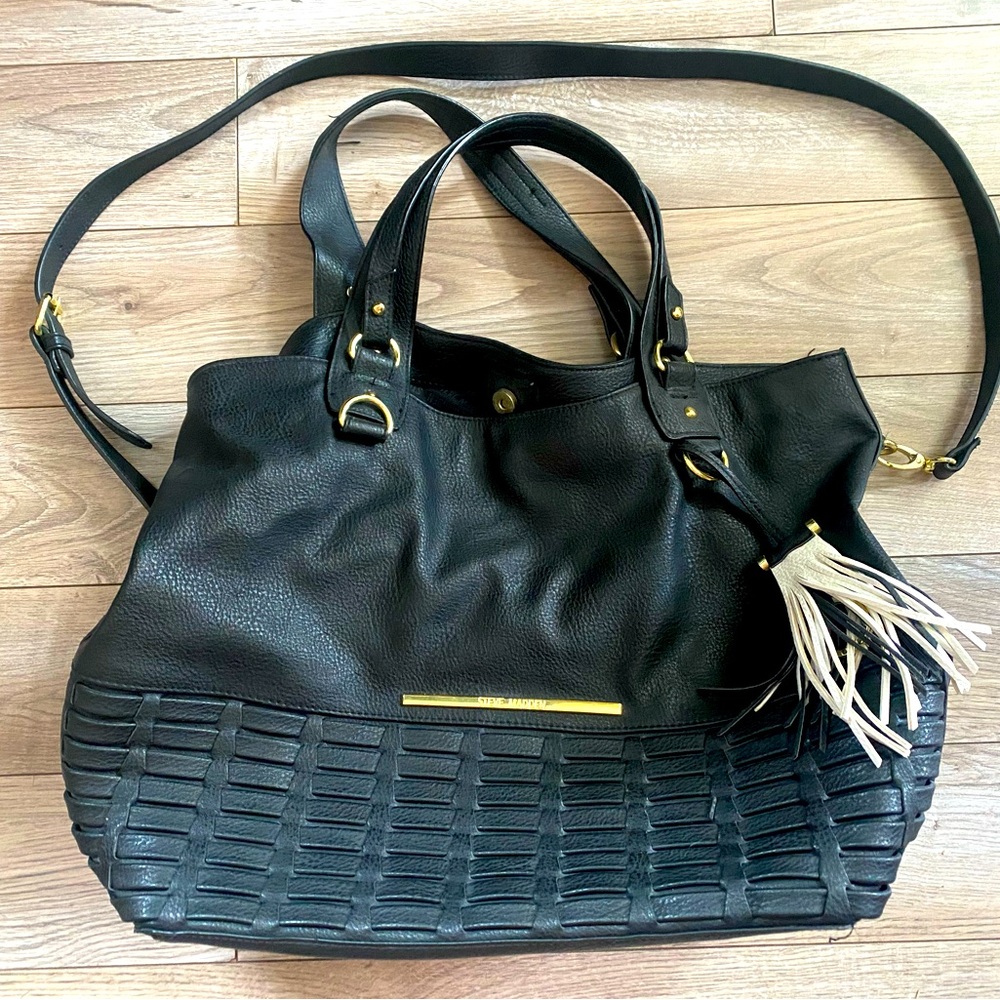 Steve Madden large crossbody boho bag black